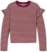 Tommy Hilfiger Bluse - Stripe - Deep Rouge Stripe