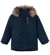 Name It Vinterjakke - NkmMaster05 Parka - Dark Sapphire