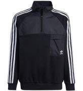 adidas Originals Sweatshirt m. LynlÃ¥s - Sort m. Hvid