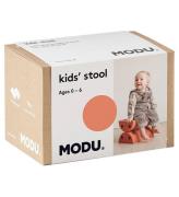 MODU BÃ¸rneskammel - 4 Dele - Burnt Orange/Dusty Green