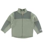 Voksi Cardigan - Fleece - Uld - MistyGreen