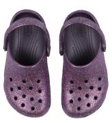 Crocs Sandaler - Classic Space Glitter Clog K - Dark Iris