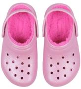 Crocs Sandaler m. For - Classic Lined Glitter Clog K - Pink Twee