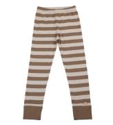 Katvig Leggings - Brun/Beige Stribet