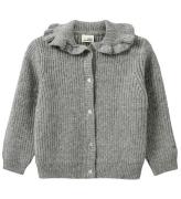 Sofie Schnoor Cardigan - Strik - Uld - Grey Melange