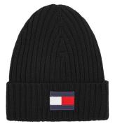 Tommy Hilfiger Hue - Strik - Fleece Big Flag - Sort