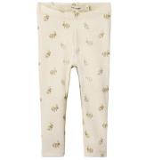 Lil Atelier Leggings - NbnLavo - Turtledove/Rabbit