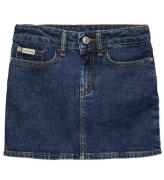 Calvin Klein Nederdel - Denim Mini - Authentic Rinse