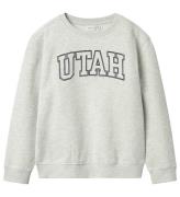 Name It Sweatshirt - NkfTaloy - Light Grey Melange m. Print