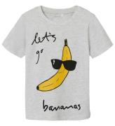 Name It T-shirt - NmmDavid - GrÃ¥ meleret