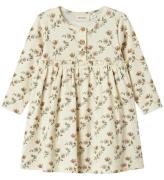 Lil Atelier Body l/æ - Rib - NbfGavo - Turtledove/FLOWERS