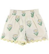 Stella McCartney Kids Shorts - Creme m. Blomster