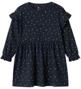 Name It Kjole - Rib - NmfBebeth - Navy Blazer m. KirsebÃ¦r
