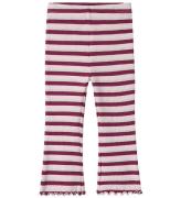 Name It Bukser - Rib - NmfBalisa - Boysenberry m. Striber/Glimme