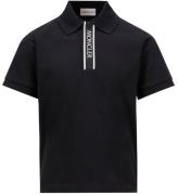 Moncler Polo - Navy m. Hvid