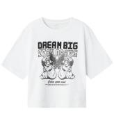 Name It T-shirt - NkfRusa - Bright White m. Print