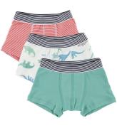 Petit Bateau Boxershorts - 3-pak - GrÃ¸n/RÃ¸d