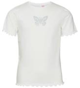 Vero Moda Girl T-Shirt - VmLilo - Snow White/BUTTERFLY