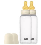 Bibs Sutteflaske - 2-pak - 270 ml - Naturgummi - Ivory