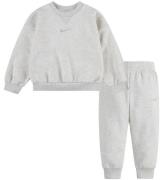 Nike Sweatsæt - Sweatshirt/Sweatpants - Pale Ivory Heather