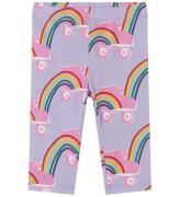 Stella McCartney Kids Leggings - Lilla m. RulleskÃ¸jter