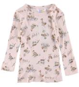 Joha Bluse - Bambus - LyserÃ¸d m. Ã?nder