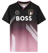 BOSS T-shirt - Team Boss - Sort m. Rosa