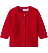 Name It Cardigan - Strik - NbfFie - Lipstick Red