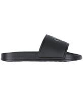 Calvin Klein Badesandaler - Logo Print Pool Slide - Sort