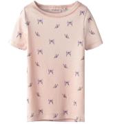 Lil' Atelier T-shirt - NmfGayo - Peach Blush/Butterfly