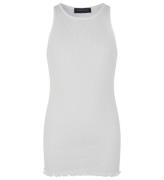 Rosemunde Tanktop - Silke/Bomuld - New White