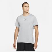 Nike Pro Trænings T-Shirt Dri-FIT Burnout - Grå/Hvid/Sort