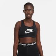 Nike Sports BH Dri-FIT Swoosh Futura GX - Sort/Hvid Kvinde