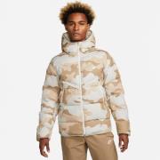 Nike Vinterjakke Therma-FIT Windrunner Camo - Grå/Hvid