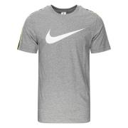Nike T-Shirt NSW Repeat Sportswear - Grå/Hvid
