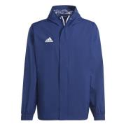 adidas Jakke All Weather Entrada 22 - Blå/Hvid