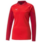 teamCUP Training 1/4 Zip Top Wmn PUMA Red