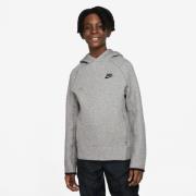 Nike Hættetrøje NSW Tech Fleece 24 - Grå/Sort Børn