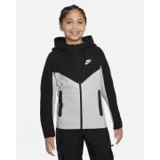 Nike Hættetrøje NSW Tech Fleece 24 - Grå/Sort/Hvid Børn