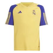 Real Madrid Trænings T-Shirt Tiro 23 - Gul/Lilla Børn