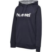 Hummel Go Cotton Logo Hættetrøje - Navy Kvinde