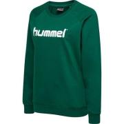 Hummel Go Cotton Logo Sweatshirt - Grøn Kvinde