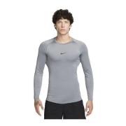 Nike Pro Men's Dri-FIT Tight Long-S SMOKE GREY/BLACK