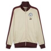 Manchester City Track Jakke FtblHeritage T7 - Beige/Bordeaux