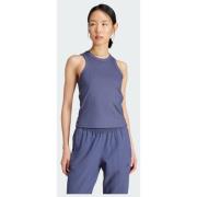 Adidas All Gym Seasonal Rib Tight Fit Tonal 3-Stripes tanktop