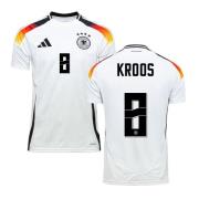 Tyskland Hjemmebanetrøje EURO 2024 KROOS 8 + EURO 2024 Ærmemærke