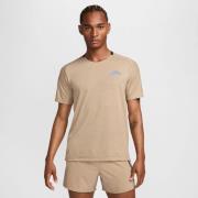 Nike Løbetrøje Dri-FIT Trail Solar Chase - Beige/Sort