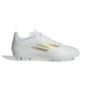 adidas F50 League FG/AG Day Spark - Hvid/Guld/Hvid Børn