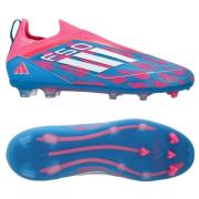 adidas F50 Pro Laceless FG Reemergence - Blå/Hvid/Pink Børn