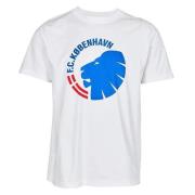 F.C. København T-Shirt Big Logo - Hvid Børn